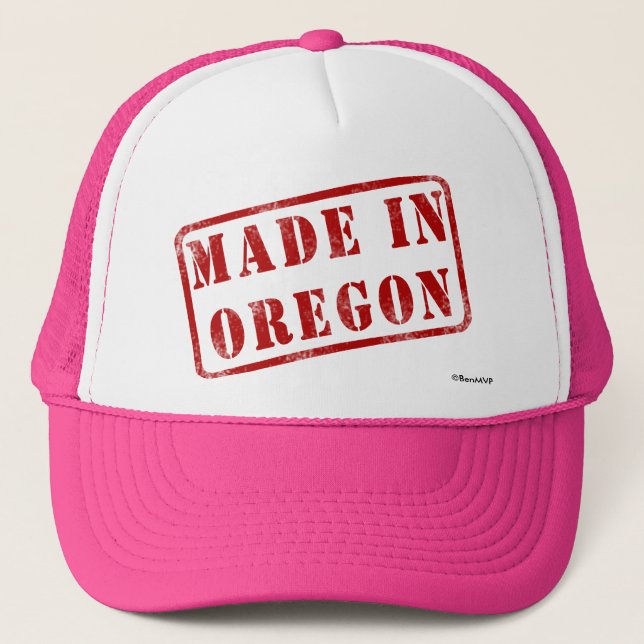 Gorra De Camionero Hecho en Oregon (Anverso)