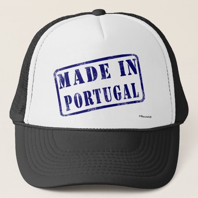 Gorra De Camionero Hecho en Portugal (Anverso)
