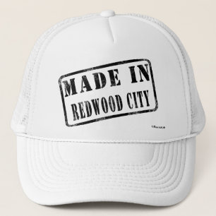 Gorra De Camionero Hecho en Redwood City