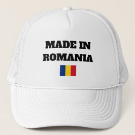 Gorra De Camionero Hecho en Rumania y con bandera