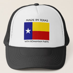 Gorra De Camionero Hecho en Tejas con las piezas rumanas