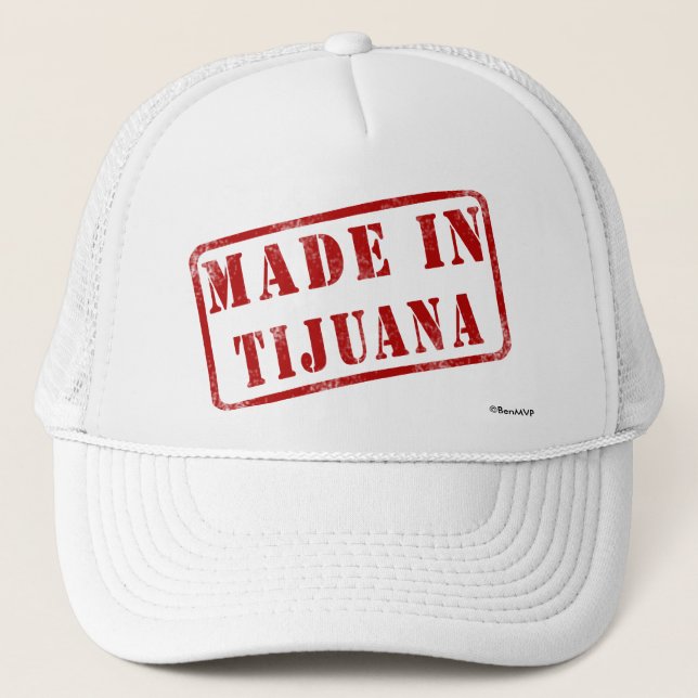 Gorra De Camionero Hecho en Tijuana (Anverso)
