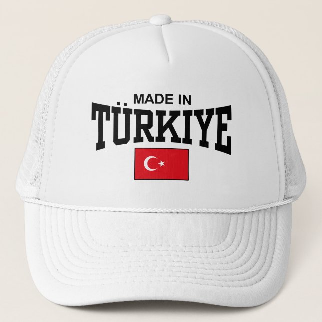 Gorra De Camionero Hecho en Turkiye (Anverso)