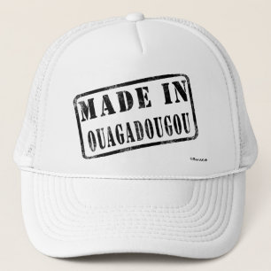 Gorra De Camionero Hecho en Uagadugú