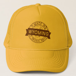 Gorra De Camionero Hecho en Wyoming