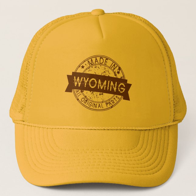 Gorra De Camionero Hecho en Wyoming (Anverso)
