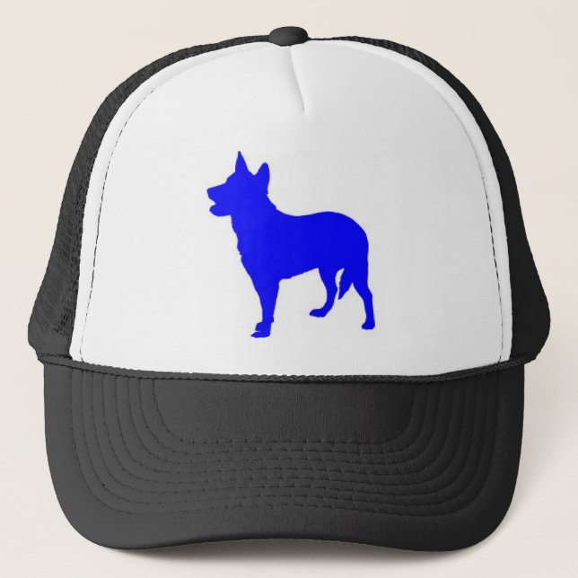 Gorra De Camionero Heeler azul australiano (Anverso)