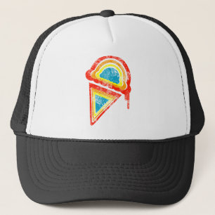 Gorra De Camionero helado de arco iris dripz