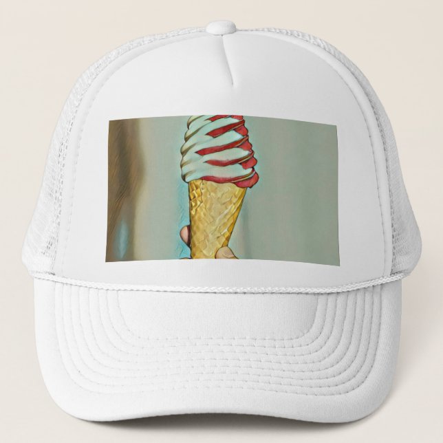 Gorra De Camionero Helado de chocolate (Anverso)