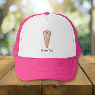 Gorra De Camionero Helado de cono de azúcar