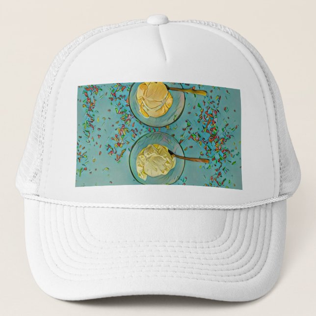 Gorra De Camionero Helado de fresa (Anverso)