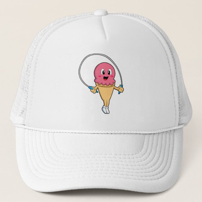 Gorra De Camionero Helado en Fitness con Rope (Anverso)