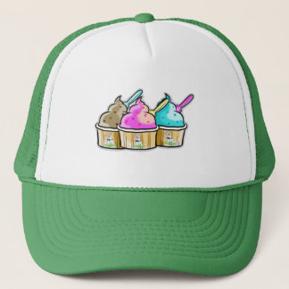 Gorra De Camionero helado fresco de la vaca