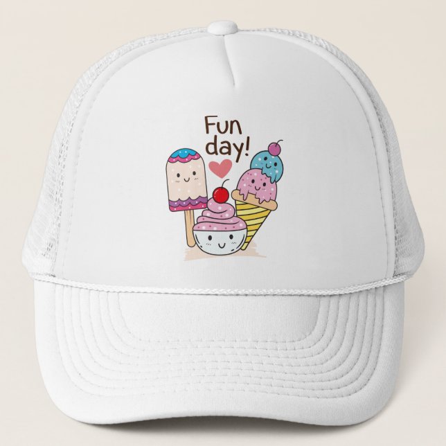Gorra De Camionero Helado lindo (Anverso)