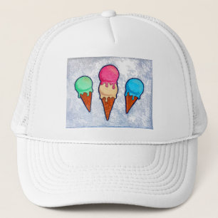 Gorra De Camionero Helados de Crema