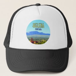 Gorra De Camionero Helena Montana Sleeping Giant Mountains Vintage