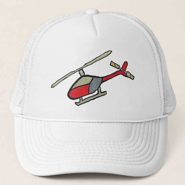 Gorra De Camionero Helicóptero (Anverso)
