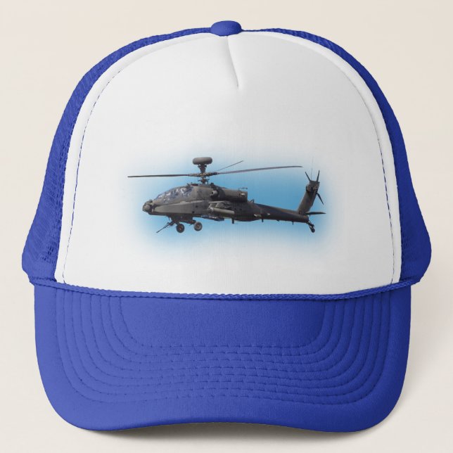 Gorra De Camionero Helicóptero de AH-64 Apache (Anverso)