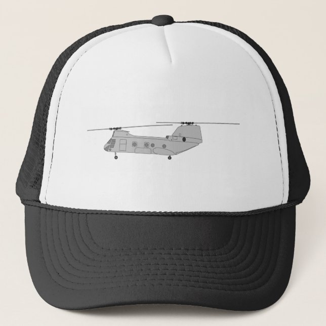 Gorra De Camionero Helicóptero de cargo de CH-46E (Anverso)