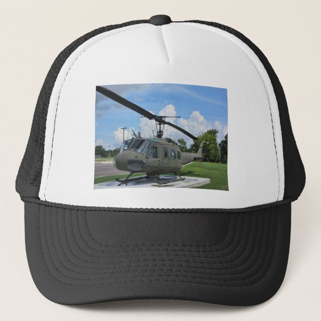 Gorra De Camionero Helicóptero de los militares de Vietnam Uh-1 Huey (Anverso)