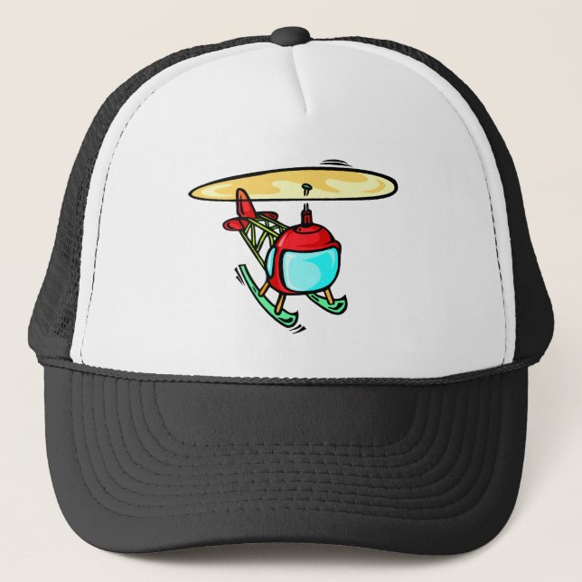 Gorra De Camionero Helicóptero lindo (Anverso)