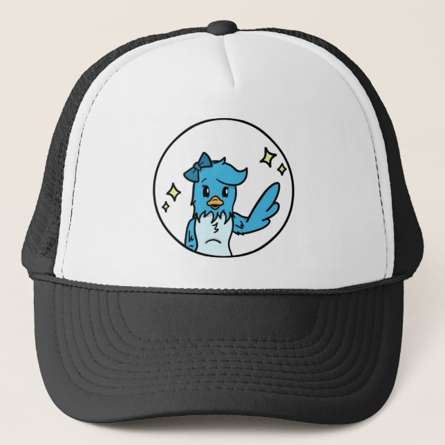 Gorra De Camionero Hello Bluebird (Anverso)