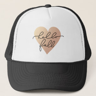 Gorra De Camionero Hello Fall Love Heart