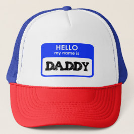 Gorra De Camionero Hello My Name Is Daddy new father gift dad papa