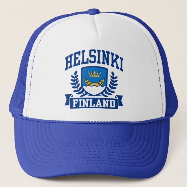 Gorra De Camionero Helsinki Finlandia (Anverso)