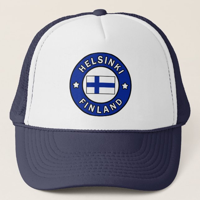 Gorra De Camionero Helsinki Finlandia (Anverso)