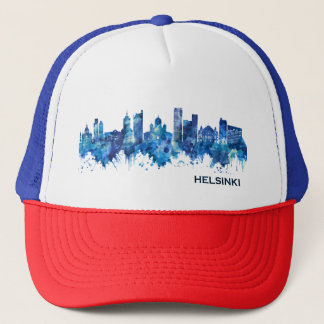 Gorra De Camionero Helsinki Finlandia Skyline Blue