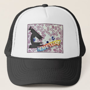 Gorra De Camionero HEMATOLOGÍA - tecnología médica - laboratorio