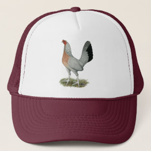 Gorra De Camionero Hen juego de doble ala de plata