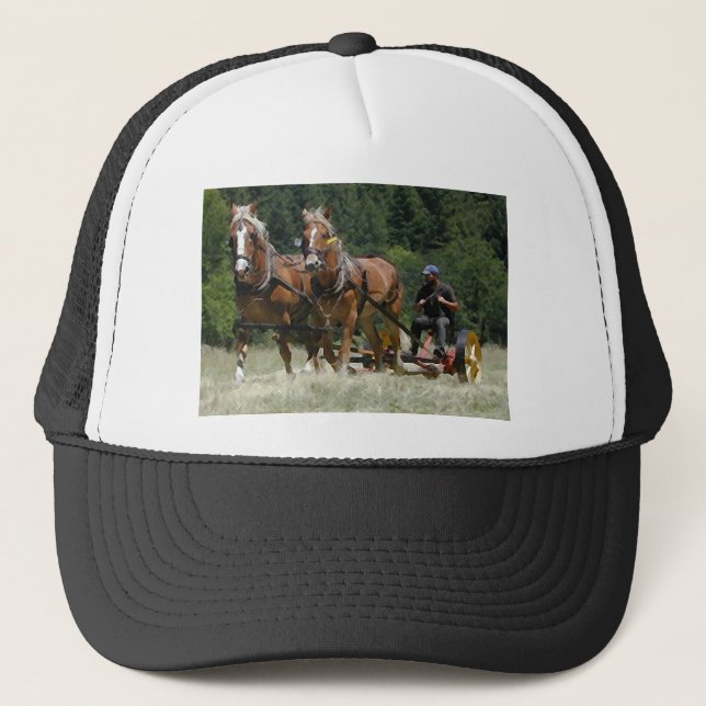Gorra De Camionero Heno de siega (Anverso)
