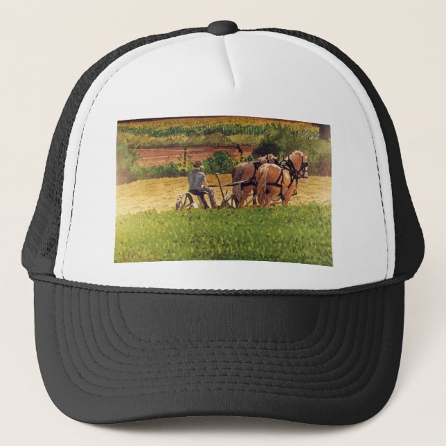 Gorra De Camionero Heno del corte (Anverso)