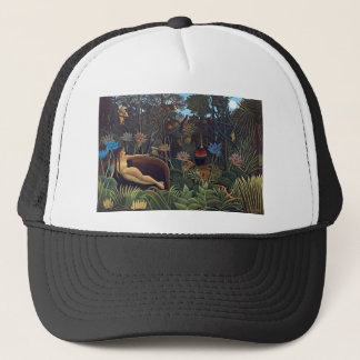 Gorra De Camionero Henri Rousseau El Sueño - Mujer de la Jungla con A