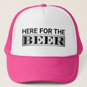 Gorra de camionero Here For The Beer