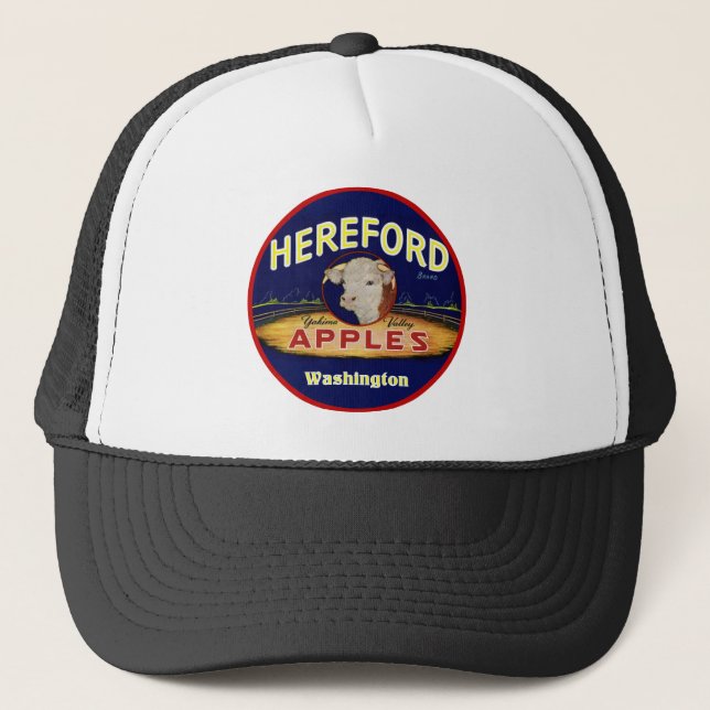 Gorra De Camionero Hereford Washington Apples (Anverso)