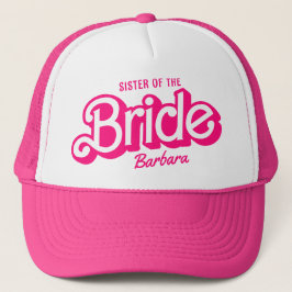 Gorra De Camionero Hermana De La Camiseta De La Novia Bachelorette Ba