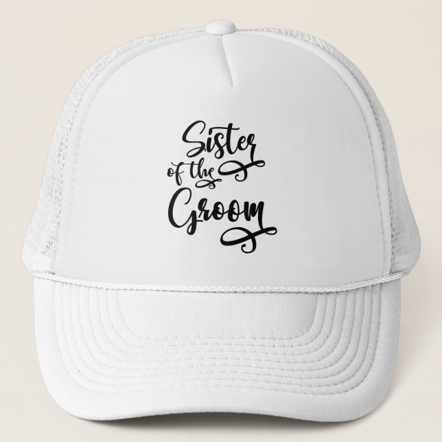 Gorra De Camionero Hermana del Groom (Anverso)