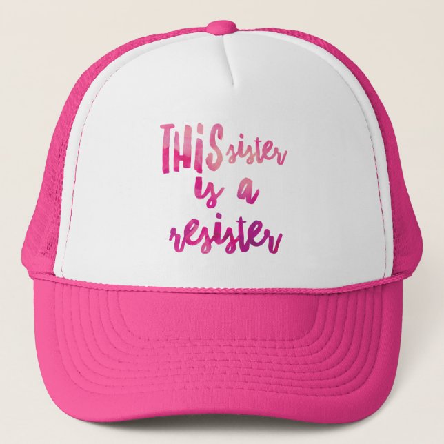 Gorra de camionero Hermana Resistente (Anverso)