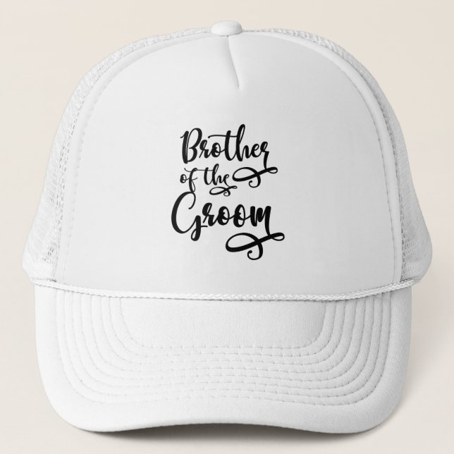 Gorra De Camionero Hermano del Groom (Anverso)