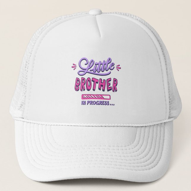 Gorra De Camionero Hermano pequeño en progreso (Anverso)