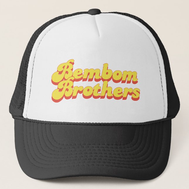Gorra De Camionero Hermanos de Bembom: pogo (Anverso)