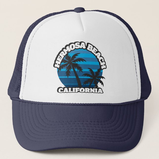 Gorra De Camionero Hermosa Beach, California (Anverso)