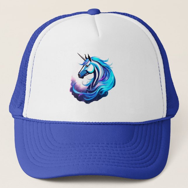 Gorra De Camionero Hermosa cara de caballo joven - (Anverso)