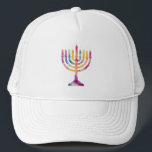 Gorra De Camionero Hermosa cosecha Hanukkah Menorah Feliz Hanukkah<br><div class="desc">Hermosa cosecha Hanukkah Menorah Feliz Hanukkah</div>