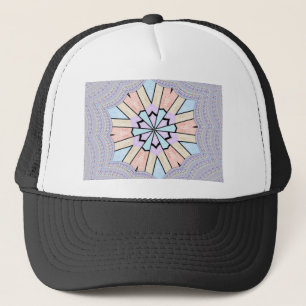 Gorra De Camionero Hermosa impresión de arte geométrico suave y suave