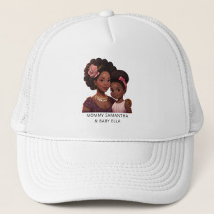 Gorra De Camionero Hermosa mamá y hija negras (14)