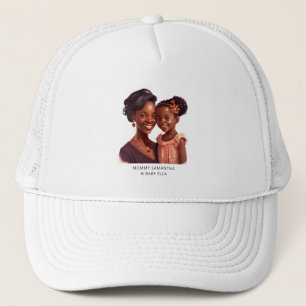 Gorra De Camionero Hermosa mamá y hija negras (19)